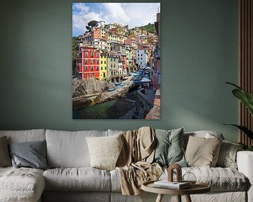 Riomaggiore in the morning, Cinque Terre by Liset Verberne