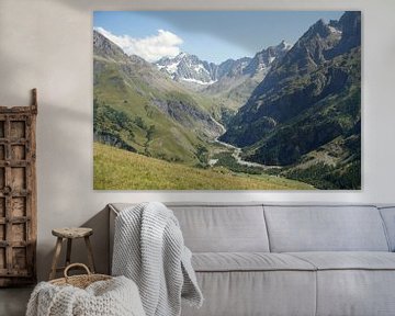 Idyllisch uitzicht in de Franse Alpen van Floris Verweij