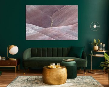 Painted Hills in the John Day Fossil Beds National Monument at Mitchell City, Wheeler County, Northe von Frank Fichtmüller