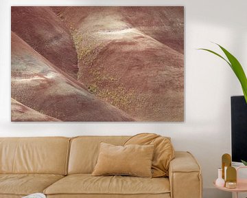 Painted Hills in the John Day Fossil Beds National Monument at Mitchell City, Wheeler County, Northe von Frank Fichtmüller