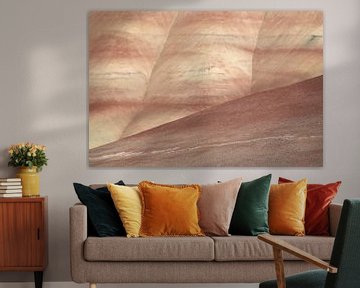 Painted Hills in the John Day Fossil Beds National Monument at Mitchell City, Wheeler County, Northe von Frank Fichtmüller