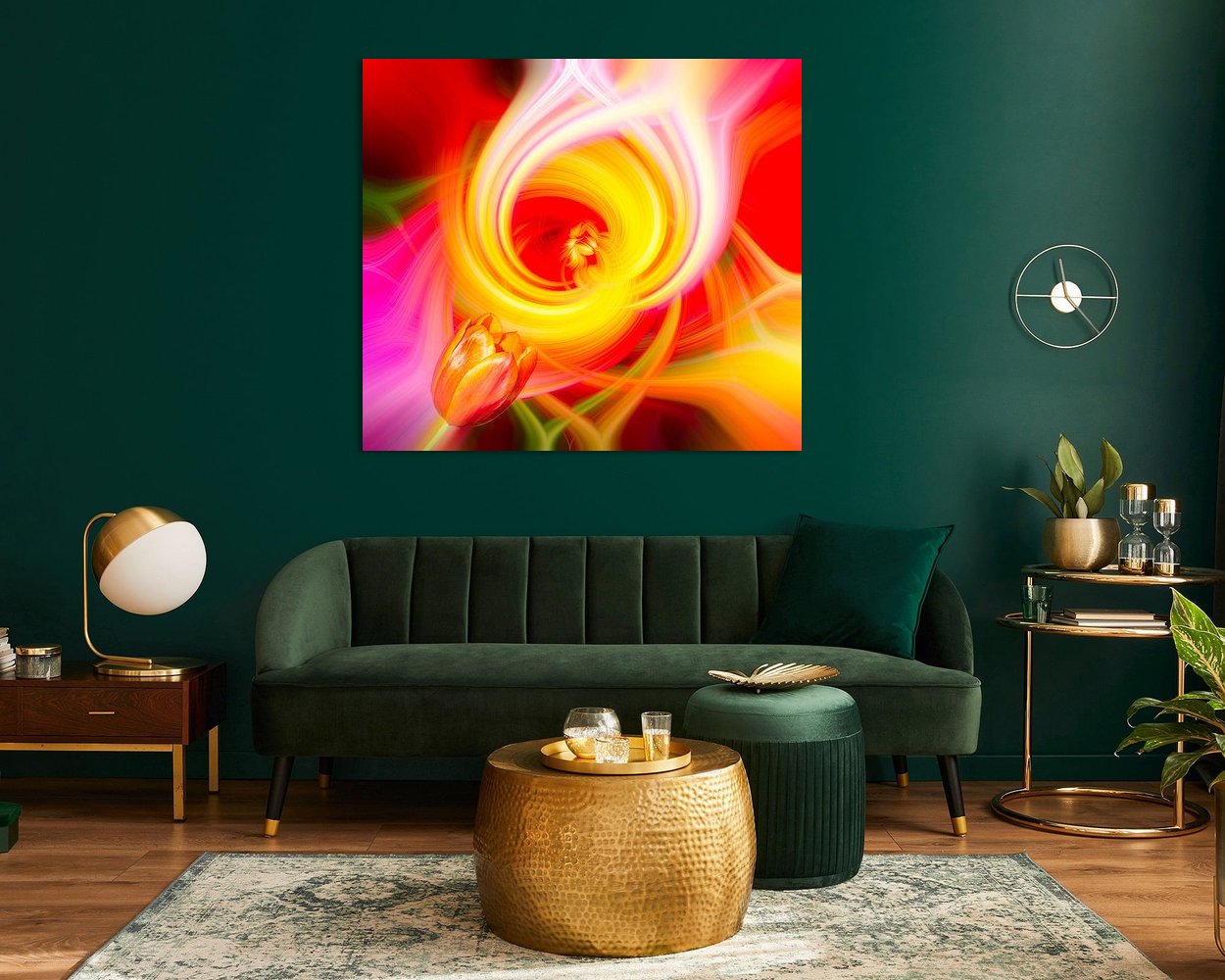 Example of the artwork in a room