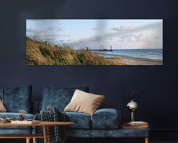 Panorama de la jetée de la plage de Scheveningen - La Haye sur Lampe Productions