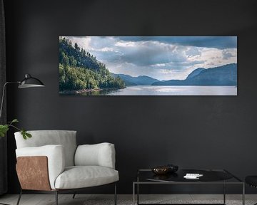 Landschaft (Wasser, Berge, Wald) in Norwegen von Lampe Productions