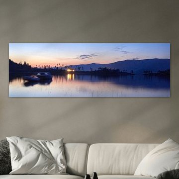 Panoramic waterscape in Norway