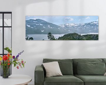 Paysage panoramique de montagne Norvège sur Lampe Productions