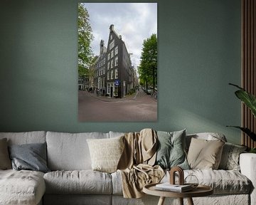 Prinsengracht corner Bloemgracht Amsterdam by Peter Bartelings