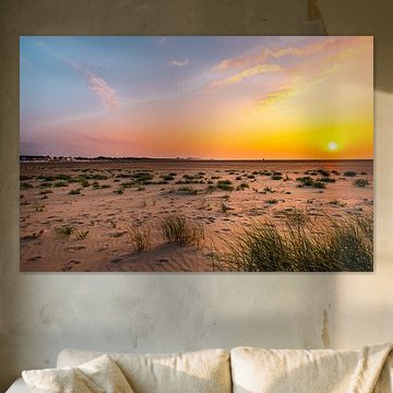 Zonsondergang in Zeebrugge