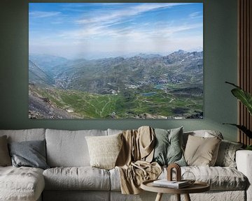 Val Thorens gezien vanaf Cime de Carron, Frankrijk van Christa Stroo fotografie