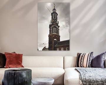 Munttoren in Amsterdam van thomaswphotography