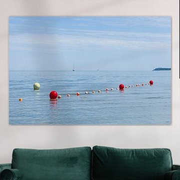 Rote Bojen, Lübeck-Travemünde, Schleswig-Holstein, Deutschland, Europa