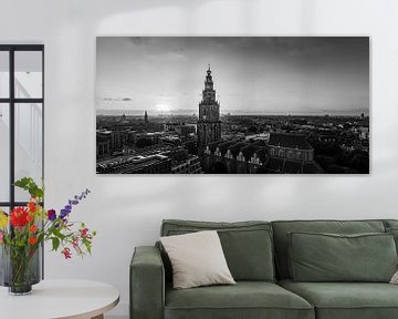 Centrum van Groningen in zwart-wit van Henk Meijer Photography