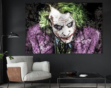Le Joker Le Chevalier Noir 2008 Heath Ledger sur Art By Dominic