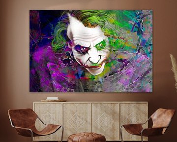 Der Joker The Dark Knight 2008 Heath Ledger von Art By Dominic