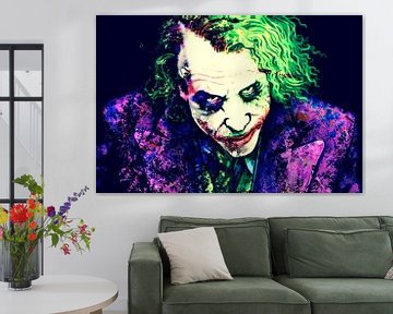 Der Joker The Dark Knight 2008 Heath Ledger von Art By Dominic