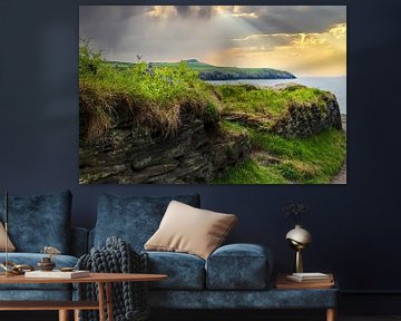 Kliffen van de Pembrokeshire Coast in Engeland