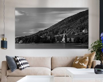 The Tegernsee in black and white