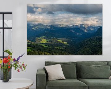 Prachtig alpenpanorama in Vorarlberg van Oliver Hlavaty