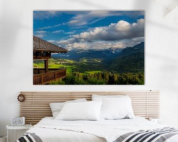 Wunderschönes Alpenpanorama in Vorarlberg von Oliver Hlavaty