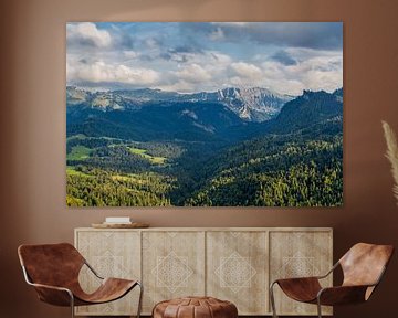 Prachtig alpenpanorama in Vorarlberg van Oliver Hlavaty