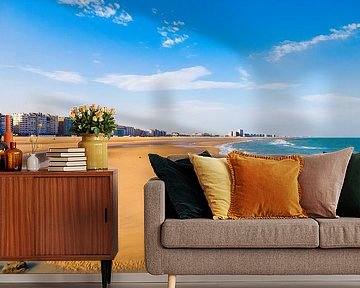 Ostend beach in Belgium by Werner Dieterich