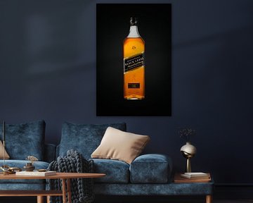 Johnnie Walker Black Label - Whisky Bottle van Ramon van Bedaf