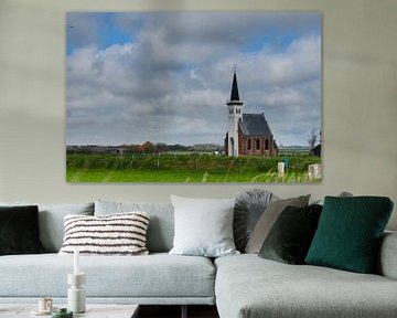 Oud kerkje op Texel