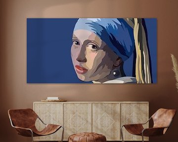 Girl with a Pearl Earring modern by Kirtah Designs