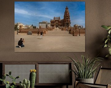 Baron Empain Palace (Le Palais Hindou) in Cairo, Egypt exterior daylight view by Mohamed Abdelrazek