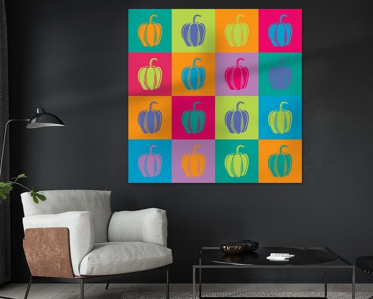 Example of the artwork in a room