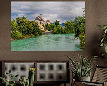 Prachtig alpenpanorama in de Allgäu van Oliver Hlavaty