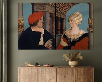 Doppelporträt des Basler Bürgermeisters Jacob Meyer zum Hasen und seiner Gattin Dorothea, Hans Holbe
