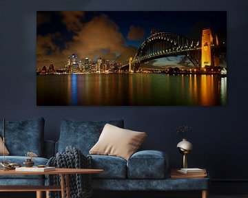 Sydney Skyline van Melanie Viola