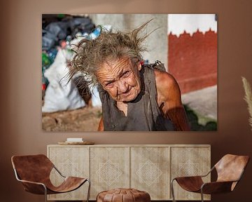 Old woman with eyes that look through you by 2BHAPPY4EVER photography & art