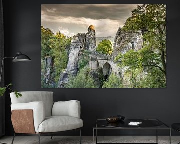 Die Bastei in der Sächsischen Schweiz von ManfredFotos