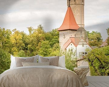 Historische oude binnenstad van Dinkelsbühl van ManfredFotos