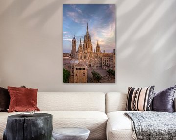Kathedraal van Barcelona van Iman Azizi