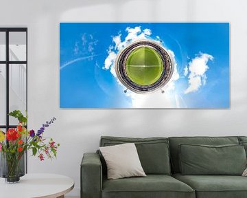 Stadion De Kuip Feijenoord 360 little earth, Spandoekenzee kleur van Customvince | Vincent Arnoldussen