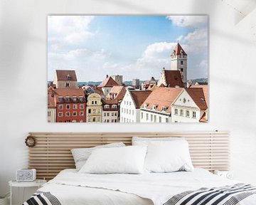 Blick über Regensburg von ManfredFotos