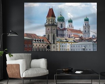 Kathedraal en stadhuis van Passau van ManfredFotos