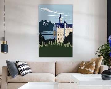 Neuschwanstein Castle by Anna Khachtrian