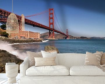 Golden Gate Bridge & Fort Point by Melanie Viola