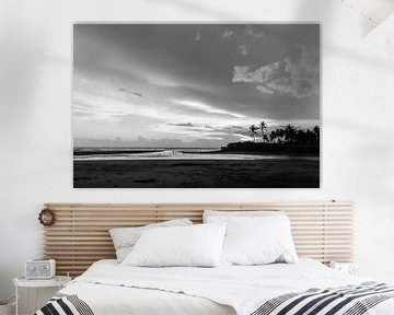 The coast of Bali in black and white by Suzanne Spijkers