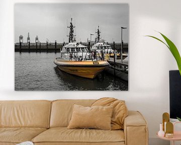 Loodsboot Endeavour in de haven van Hoek van Holland. van scheepskijkerhavenfotografie