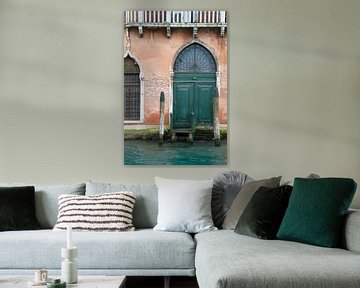 Palazzo met groene deur in Venetië van SomethingEllis