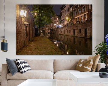 Oude gracht utrecht van Claudia De Vries