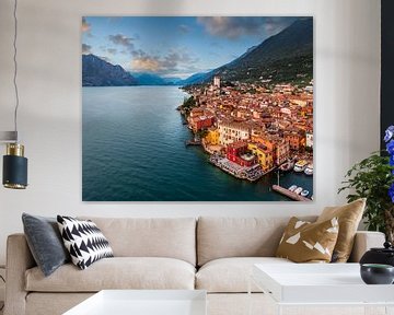 Malcesine sur le lac de Garde sur Michael Abid