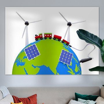 surreal picture for the energy turnaround