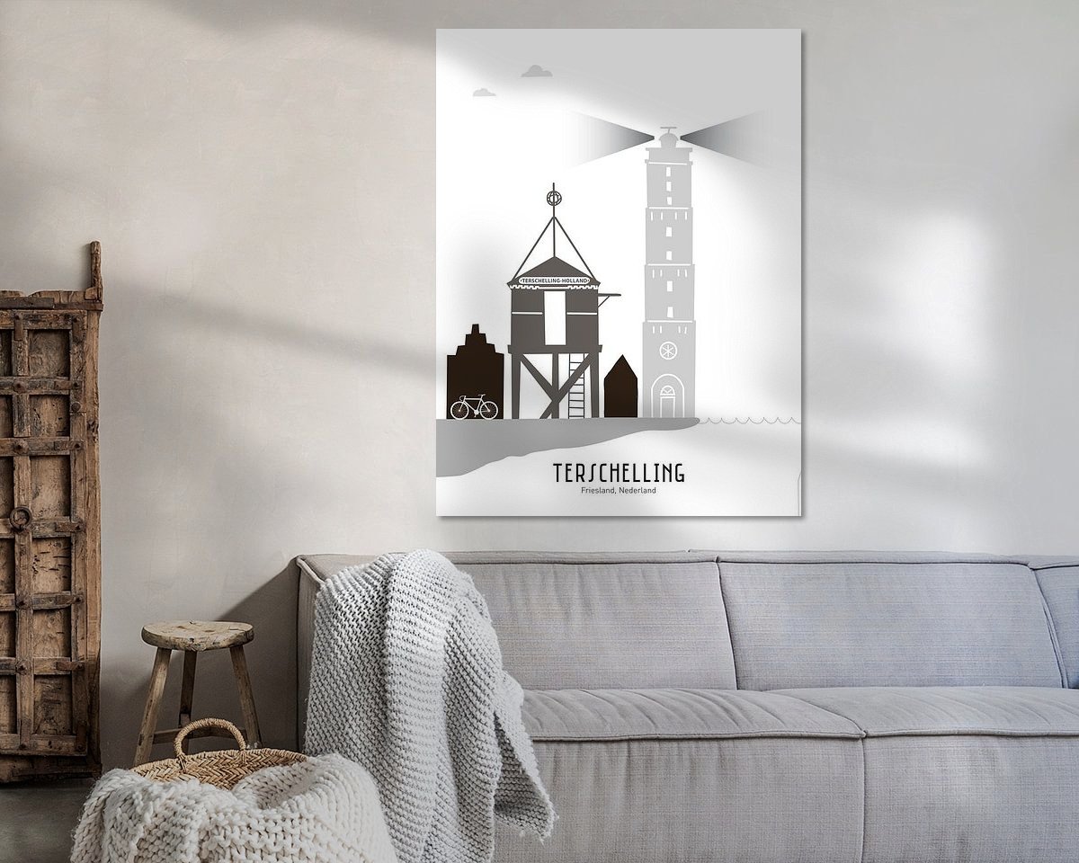Example of the artwork in a room