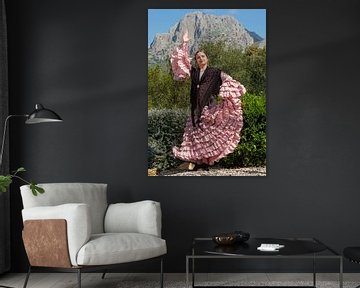 Flamenco in the mountains 7 by Peter Laarakker